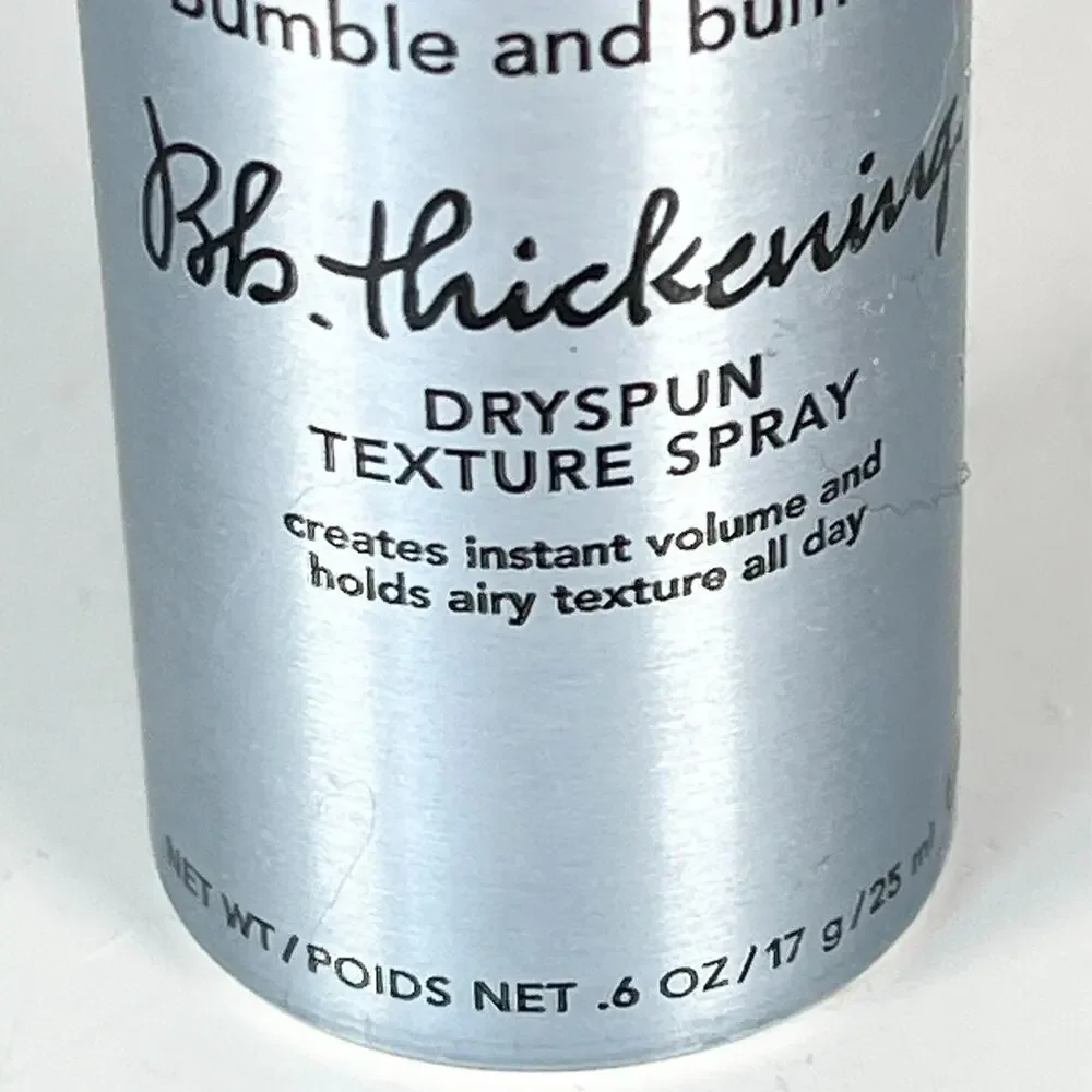 Bumble & Bumble BB Thickening Dry Spun Texture Hair Volume Travel .6 oz 25ml New